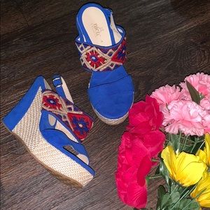 👠👠Handmade Mexican Blue High Heels👠👠